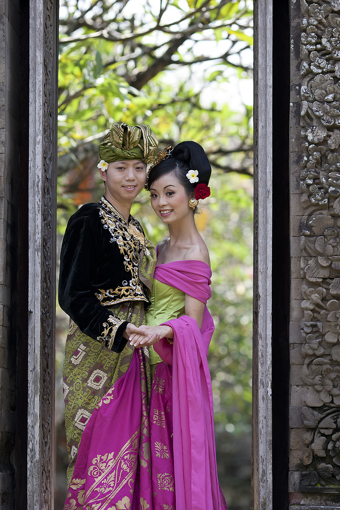 Bali honeymoon photo shot